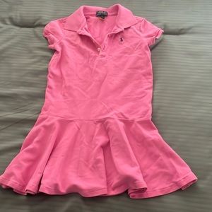 Pink polo dress 6x